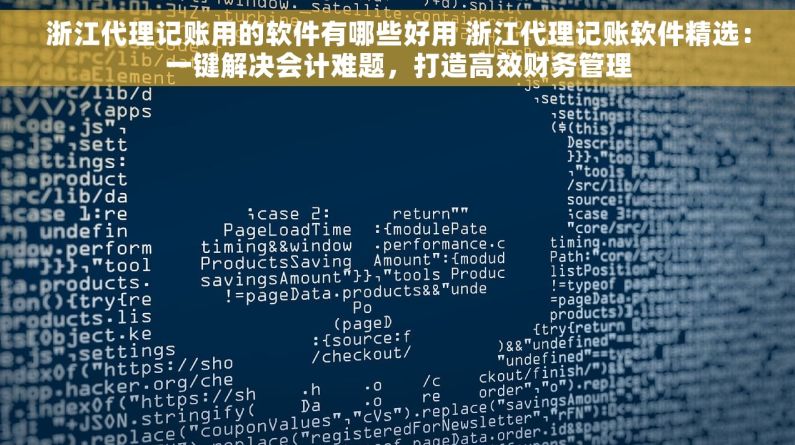 浙江代理记账用的软件有哪些好用 浙江代理记账软件精选：一键解决会计难题，打造高效财务管理