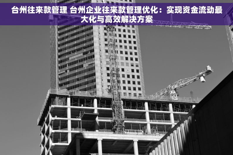 台州往来款管理 台州企业往来款管理优化：实现资金流动最大化与高效解决方案