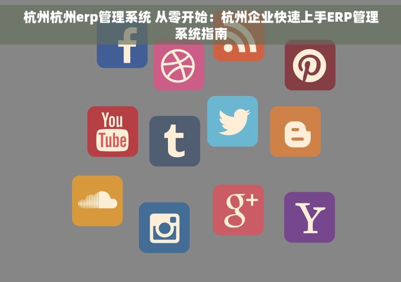 杭州杭州erp管理系统 从零开始：杭州企业快速上手ERP管理系统指南