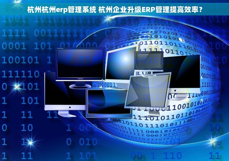 杭州杭州erp管理系统 杭州企业升级ERP管理提高效率？