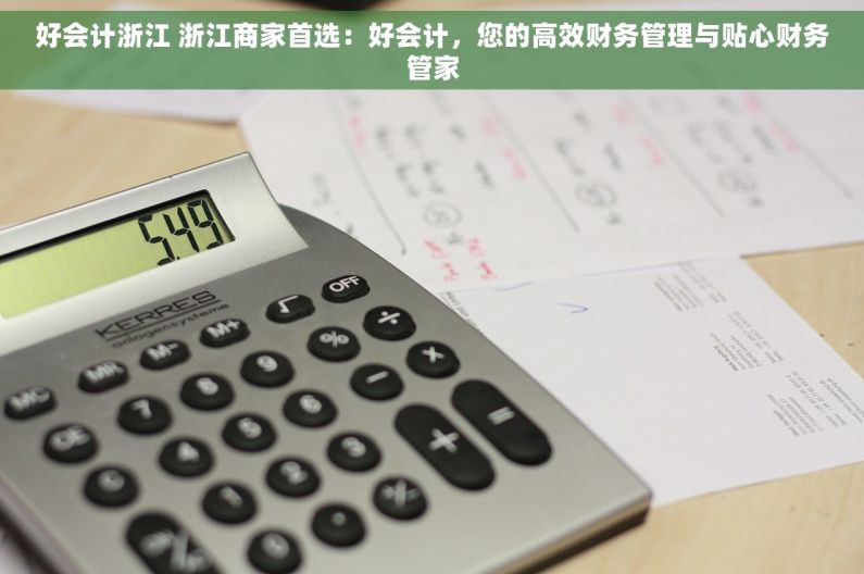 好会计浙江 浙江商家首选：好会计，您的高效财务管理与贴心财务管家