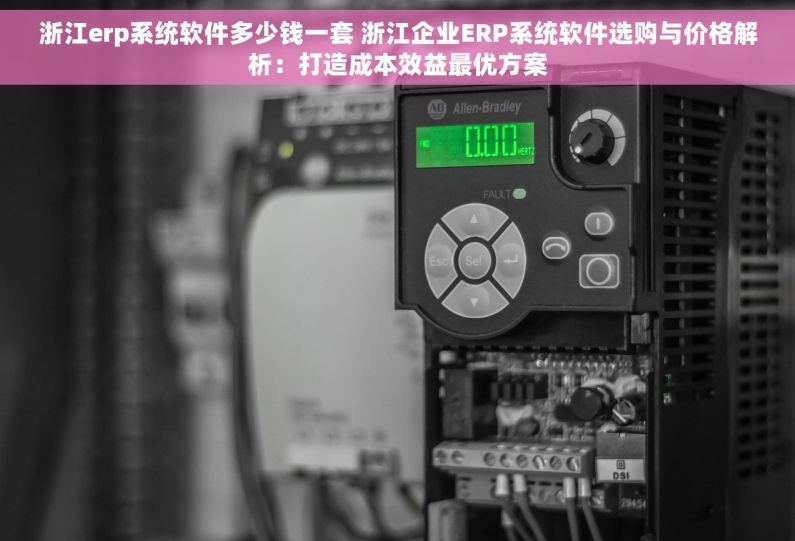 浙江erp系统软件多少钱一套 浙江企业ERP系统软件选购与价格解析：打造成本效益最优方案