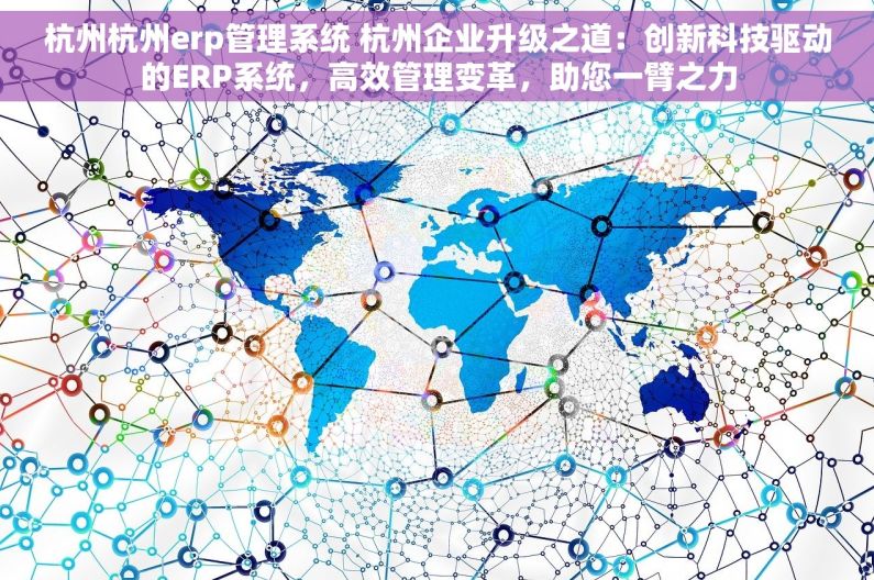 杭州杭州erp管理系统 杭州企业升级之道：创新科技驱动的ERP系统，高效管理变革，助您一臂之力