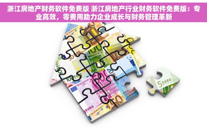 浙江房地产财务软件免费版 浙江房地产行业财务软件免费版：专业高效，零费用助力企业成长与财务管理革新