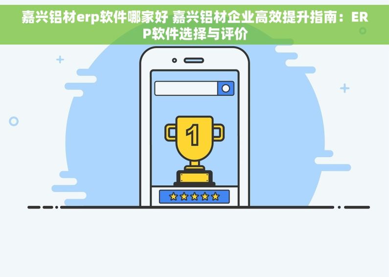 嘉兴铝材erp软件哪家好 嘉兴铝材企业高效提升指南：ERP软件选择与评价