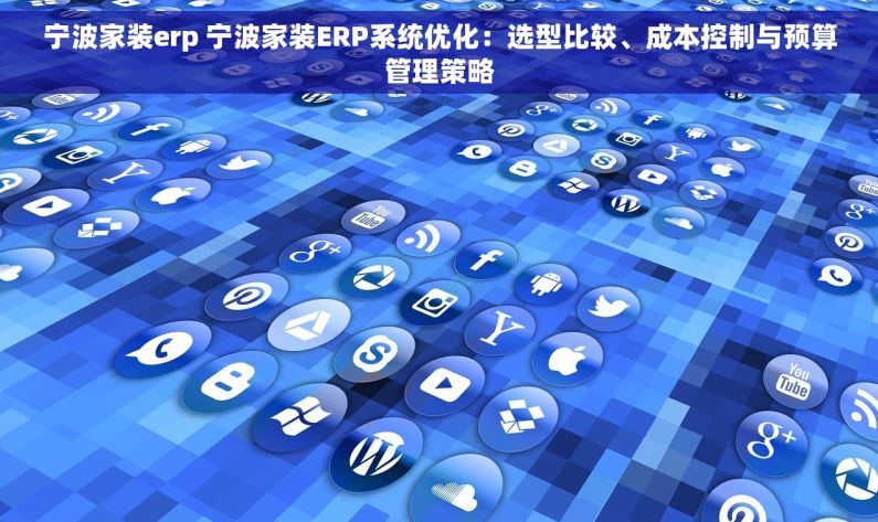 宁波家装erp 宁波家装ERP系统优化：选型比较、成本控制与预算管理策略