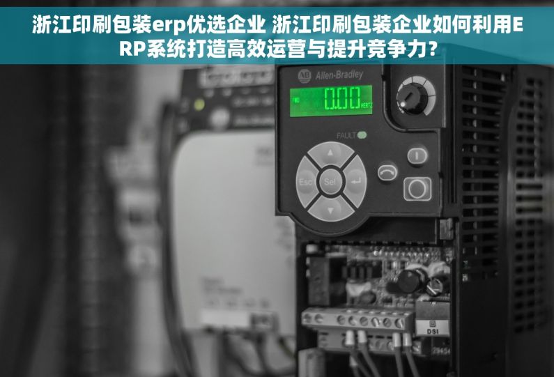 浙江印刷包装erp优选企业 浙江印刷包装企业如何利用ERP系统打造高效运营与提升竞争力？