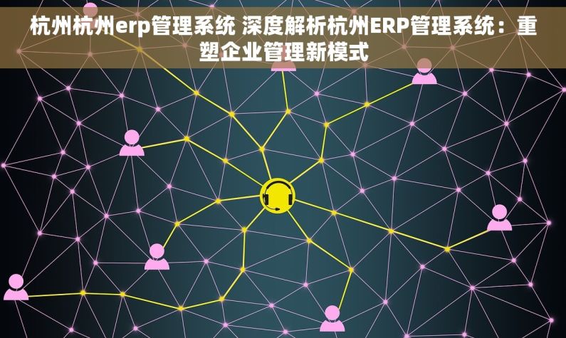 杭州杭州erp管理系统 深度解析杭州ERP管理系统：重塑企业管理新模式
