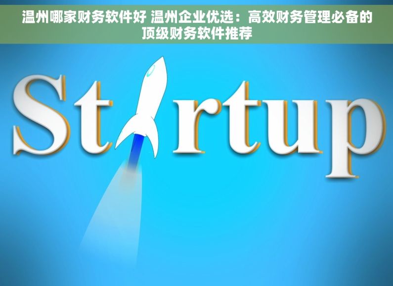 温州哪家财务软件好 温州企业优选：高效财务管理必备的顶级财务软件推荐