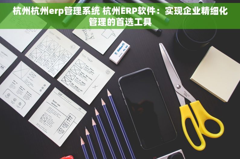 杭州杭州erp管理系统 杭州ERP软件：实现企业精细化管理的首选工具
