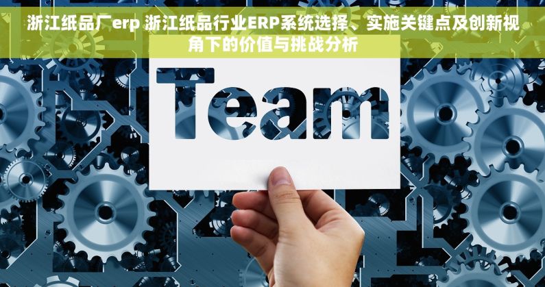 浙江纸品厂erp 浙江纸品行业ERP系统选择、实施关键点及创新视角下的价值与挑战分析