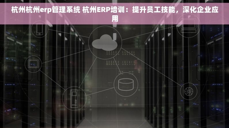 杭州杭州erp管理系统 杭州ERP培训：提升员工技能，深化企业应用