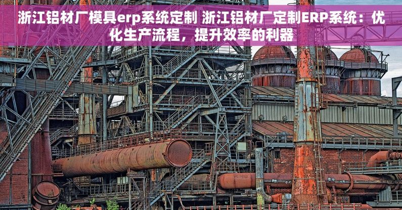 浙江铝材厂模具erp系统定制 浙江铝材厂定制ERP系统：优化生产流程，提升效率的利器