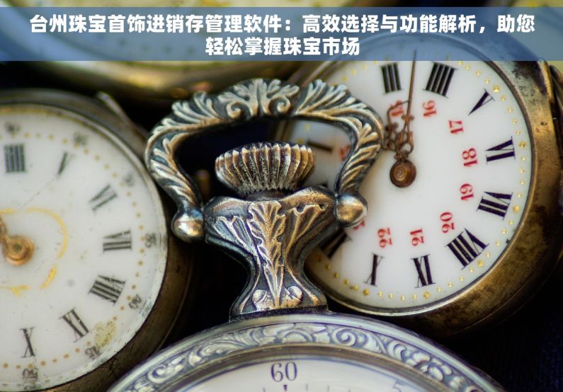台州珠宝首饰进销存管理软件：高效选择与功能解析，助您轻松掌握珠宝市场