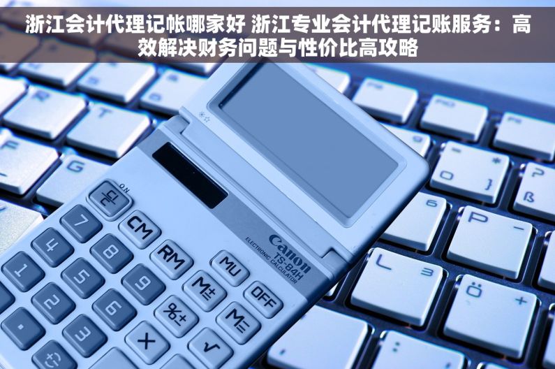 浙江会计代理记帐哪家好 浙江专业会计代理记账服务：高效解决财务问题与性价比高攻略