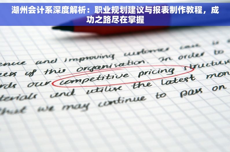湖州会计系深度解析：职业规划建议与报表制作教程，成功之路尽在掌握