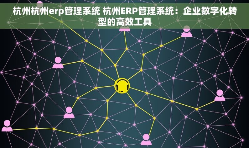 杭州杭州erp管理系统 杭州ERP管理系统：企业数字化转型的高效工具