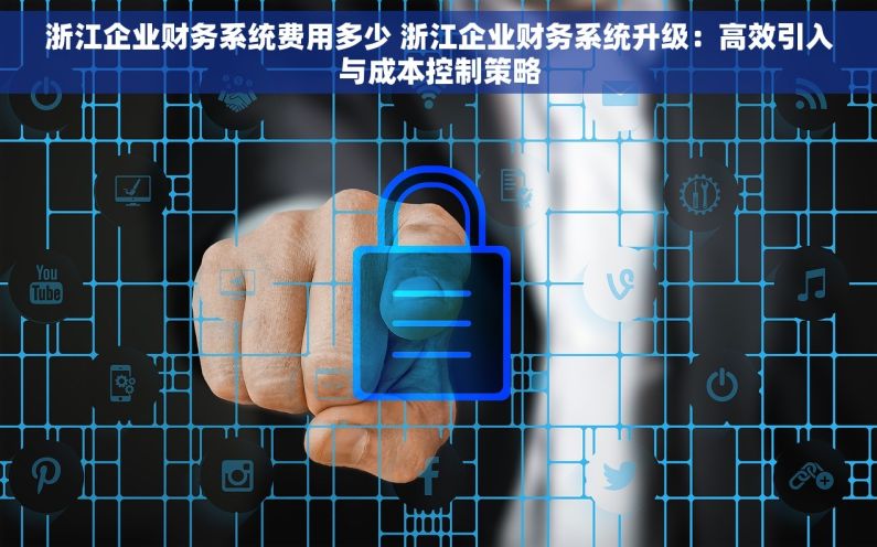 浙江企业财务系统费用多少 浙江企业财务系统升级：高效引入与成本控制策略
