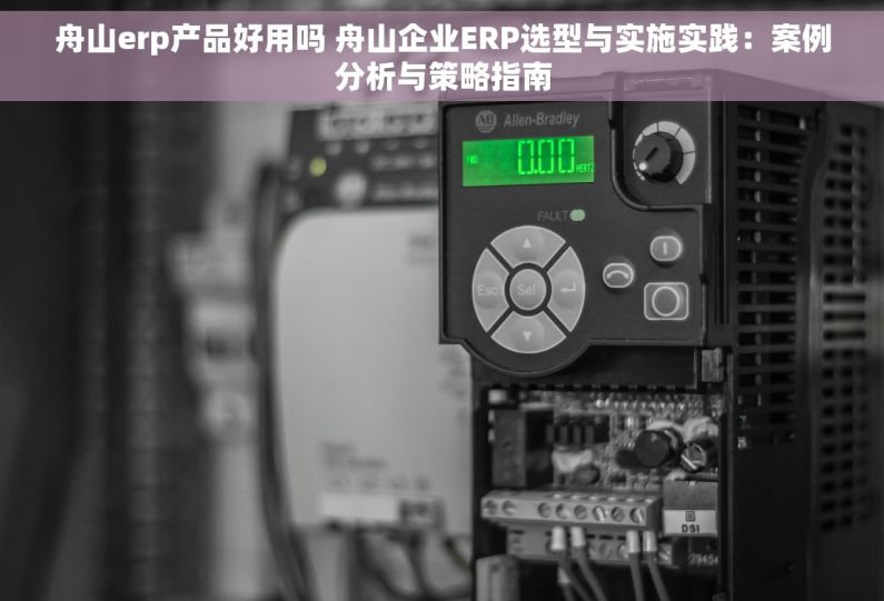 舟山erp产品好用吗 舟山企业ERP选型与实施实践：案例分析与策略指南