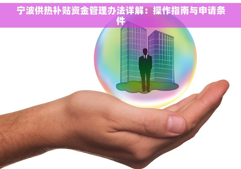 宁波供热补贴资金管理办法详解：操作指南与申请条件