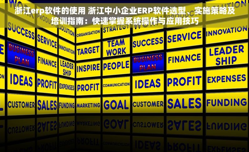 浙江erp软件的使用 浙江中小企业ERP软件选型、实施策略及培训指南：快速掌握系统操作与应用技巧