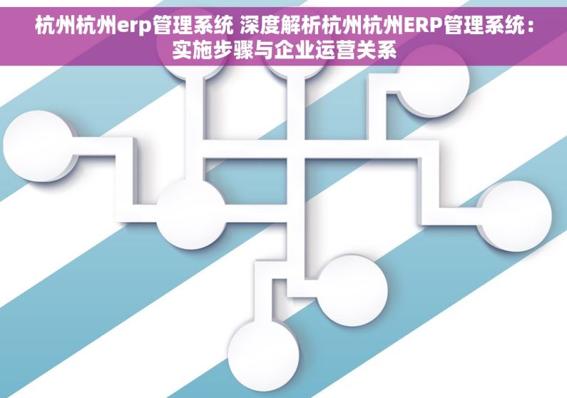 杭州杭州erp管理系统 深度解析杭州杭州ERP管理系统：实施步骤与企业运营关系