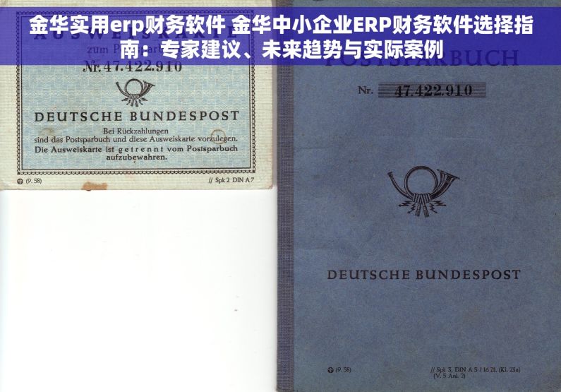 金华实用erp财务软件 金华中小企业ERP财务软件选择指南：专家建议、未来趋势与实际案例