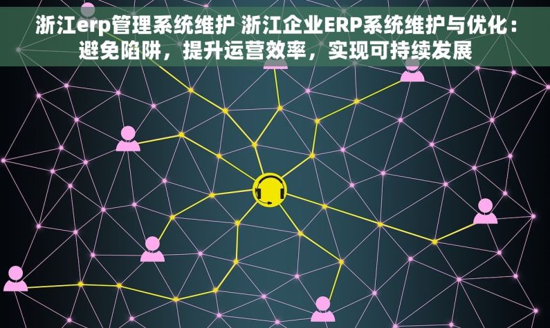 浙江erp管理系统维护 浙江企业ERP系统维护与优化：避免陷阱，提升运营效率，实现可持续发展