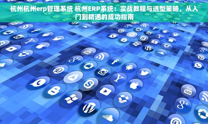 杭州杭州erp管理系统 杭州ERP系统：实战教程与选型策略，从入门到精通的成功指南
