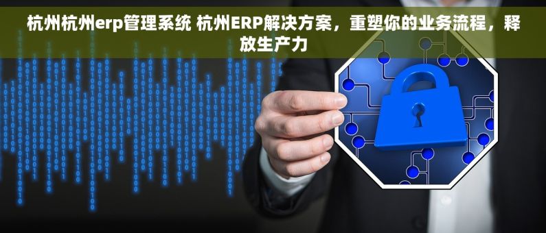 杭州杭州erp管理系统 杭州ERP解决方案，重塑你的业务流程，释放生产力