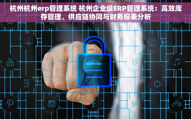 杭州杭州erp管理系统 杭州企业级ERP管理系统：高效库存管理、供应链协同与财务报表分析