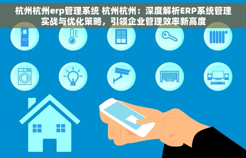 杭州杭州erp管理系统 杭州杭州：深度解析ERP系统管理实战与优化策略，引领企业管理效率新高度