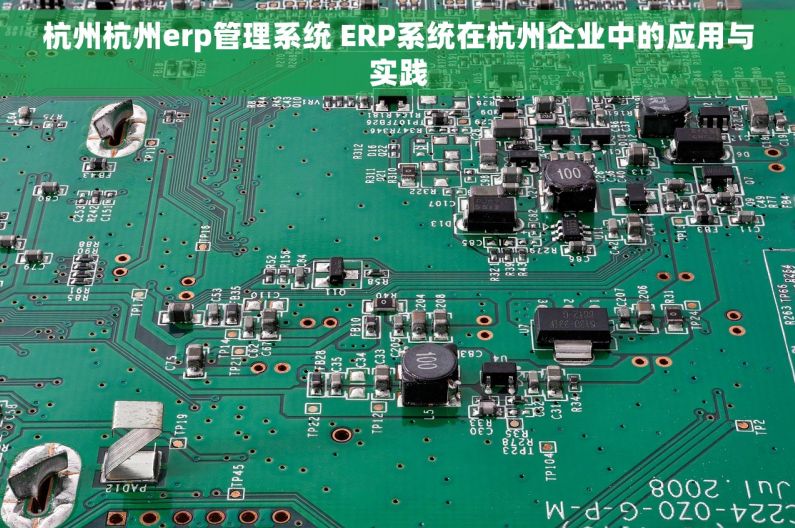 杭州杭州erp管理系统 ERP系统在杭州企业中的应用与实践