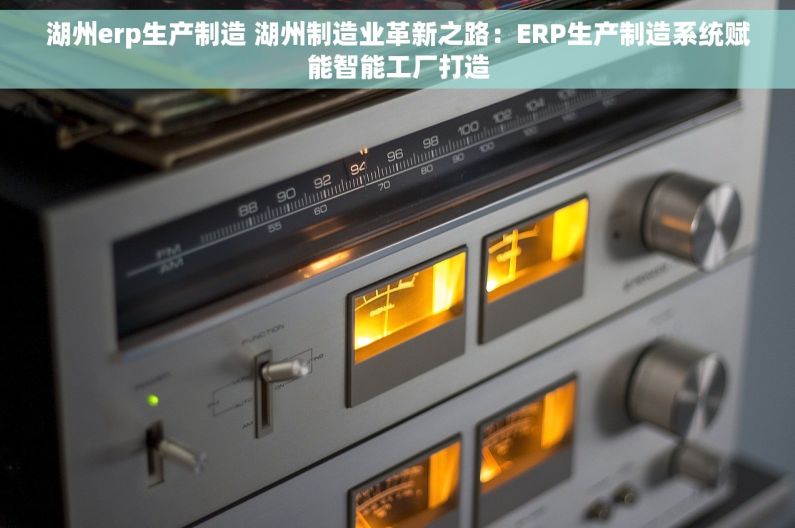 湖州erp生产制造 湖州制造业革新之路：ERP生产制造系统赋能智能工厂打造