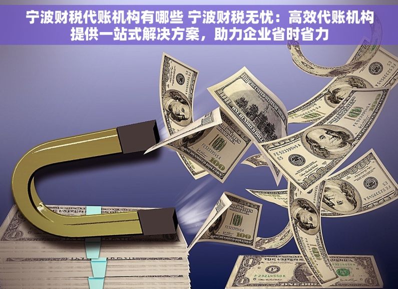 宁波财税代账机构有哪些 宁波财税无忧：高效代账机构提供一站式解决方案，助力企业省时省力