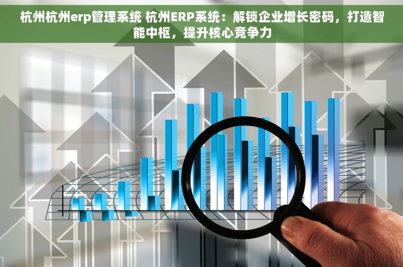 杭州杭州erp管理系统 杭州ERP系统：解锁企业增长密码，打造智能中枢，提升核心竞争力