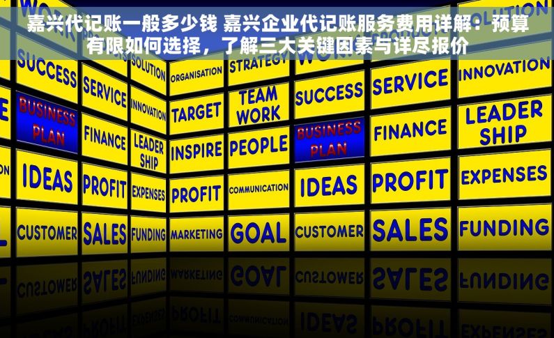 嘉兴代记账一般多少钱 嘉兴企业代记账服务费用详解：预算有限如何选择，了解三大关键因素与详尽报价