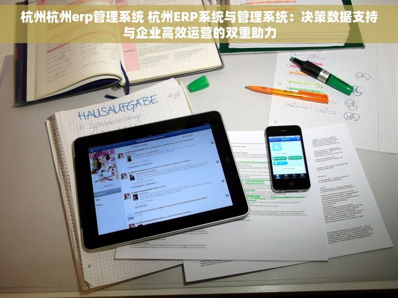 杭州杭州erp管理系统 杭州ERP系统与管理系统：决策数据支持与企业高效运营的双重助力