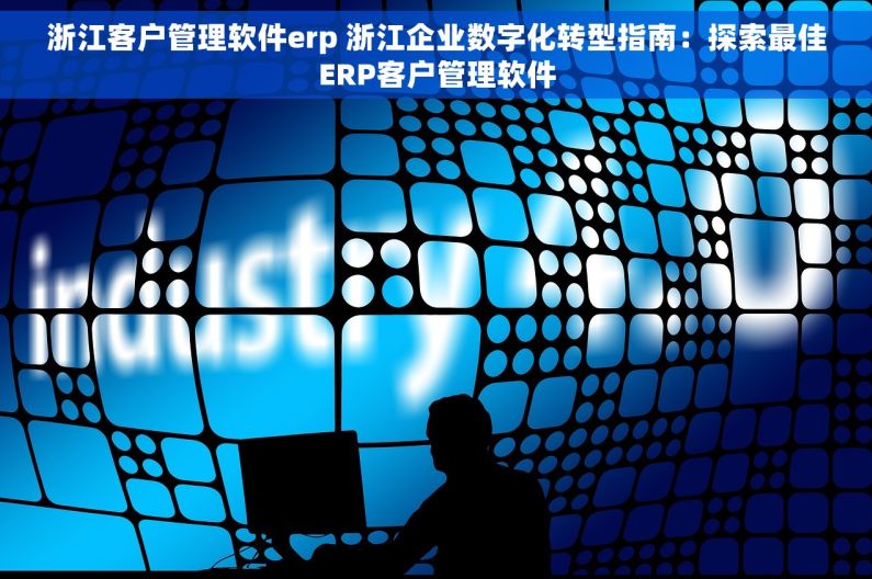 浙江客户管理软件erp 浙江企业数字化转型指南：探索最佳ERP客户管理软件