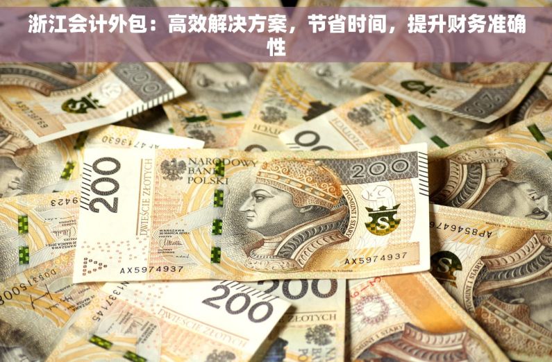 浙江会计外包：高效解决方案，节省时间，提升财务准确性