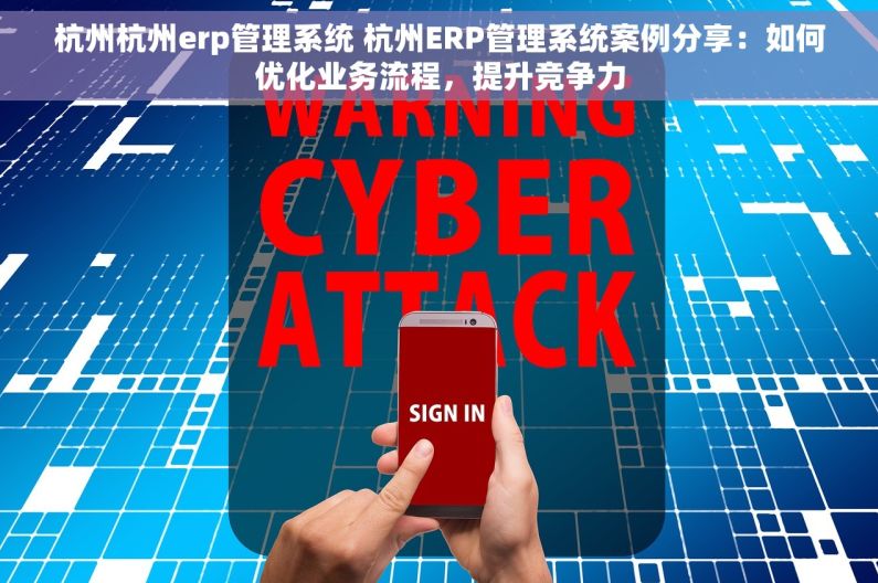 杭州杭州erp管理系统 杭州ERP管理系统案例分享：如何优化业务流程，提升竞争力