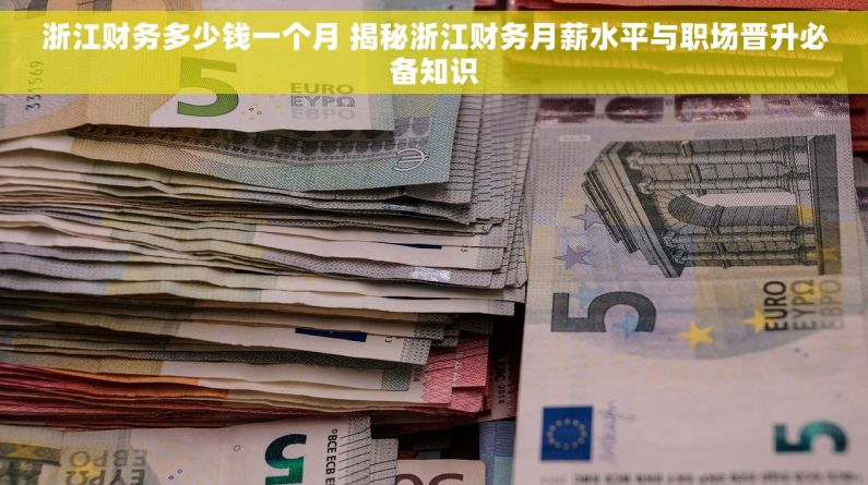浙江财务多少钱一个月 揭秘浙江财务月薪水平与职场晋升必备知识