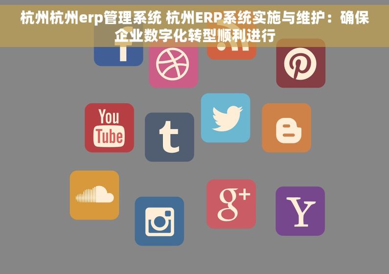 杭州杭州erp管理系统 杭州ERP系统实施与维护：确保企业数字化转型顺利进行