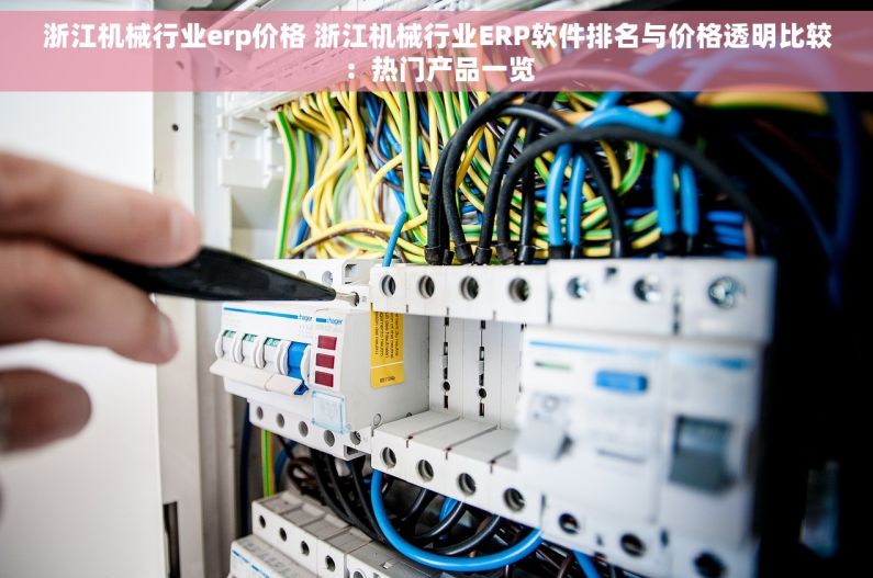 浙江机械行业erp价格 浙江机械行业ERP软件排名与价格透明比较：热门产品一览
