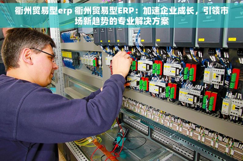 衢州贸易型erp 衢州贸易型ERP：加速企业成长，引领市场新趋势的专业解决方案