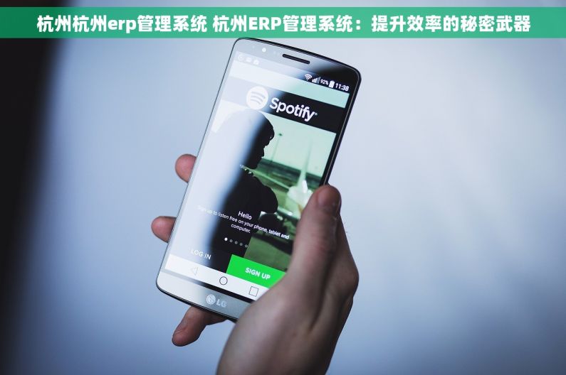 杭州杭州erp管理系统 杭州ERP管理系统：提升效率的秘密武器