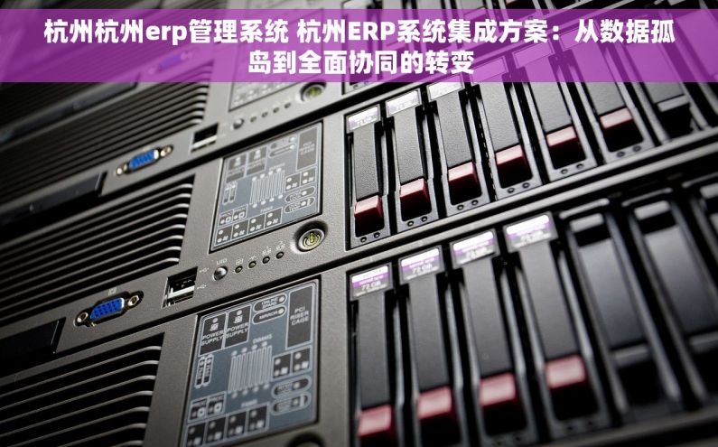 杭州杭州erp管理系统 杭州ERP系统集成方案：从数据孤岛到全面协同的转变