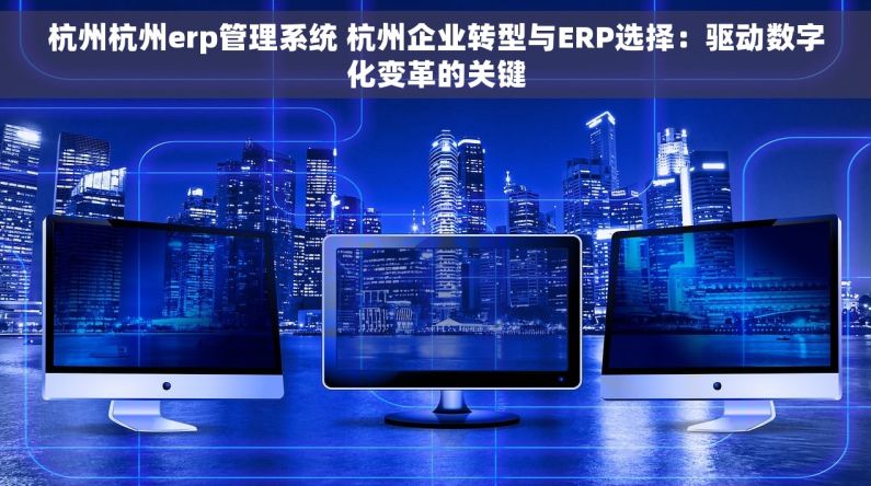 杭州杭州erp管理系统 杭州企业转型与ERP选择：驱动数字化变革的关键