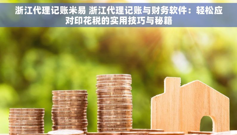 浙江代理记账米易 浙江代理记账与财务软件：轻松应对印花税的实用技巧与秘籍