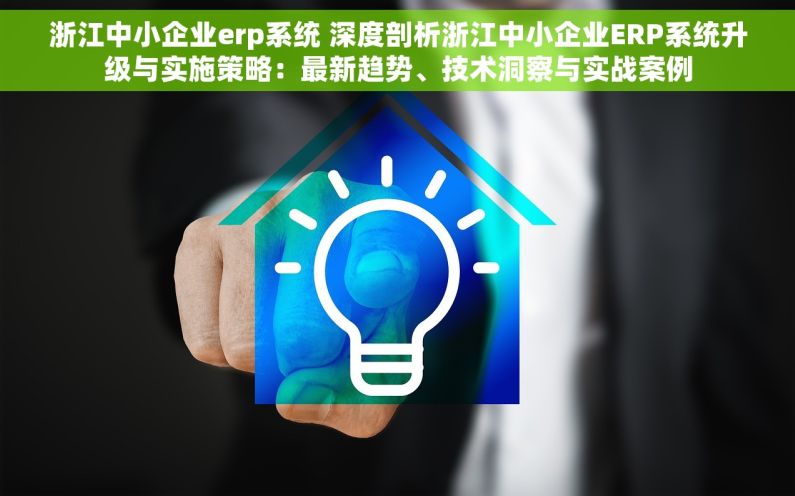 浙江中小企业erp系统 深度剖析浙江中小企业ERP系统升级与实施策略：最新趋势、技术洞察与实战案例